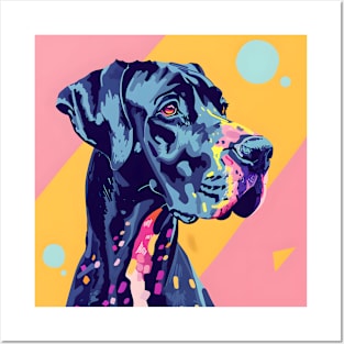 Great Dane in 80's Posters and Art